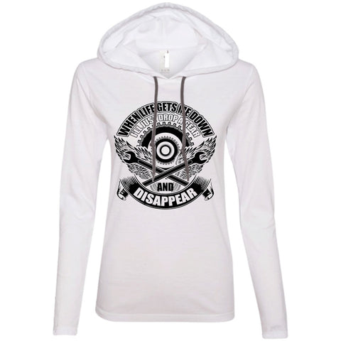 A black t-shirt with the shopify logo