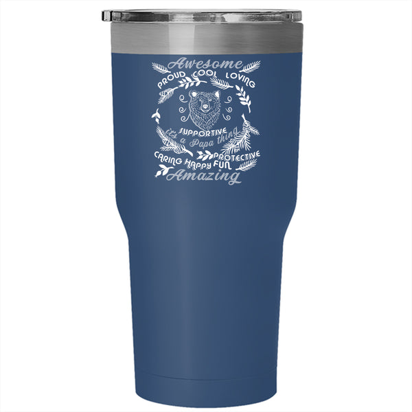 It's A Papa Thing Tumbler 30 oz Stainless Steel, Amazing Dad Travel Mug