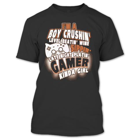 A black t-shirt with the shopify logo