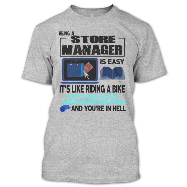 Being A Store Manager T Shirt, Coolest Store Manager T Shirt