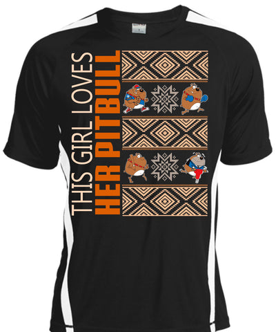 A black t-shirt with the shopify logo