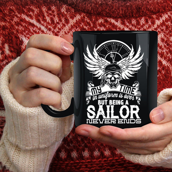 Being A Sailor Neverends Coffee Mug, I Love Sailing Coffee Cup