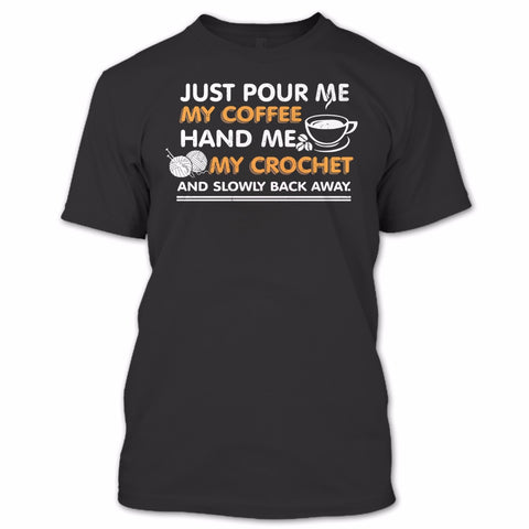 A black t-shirt with the shopify logo