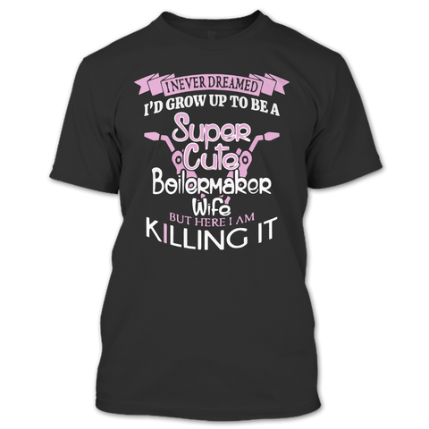 A black t-shirt with the shopify logo