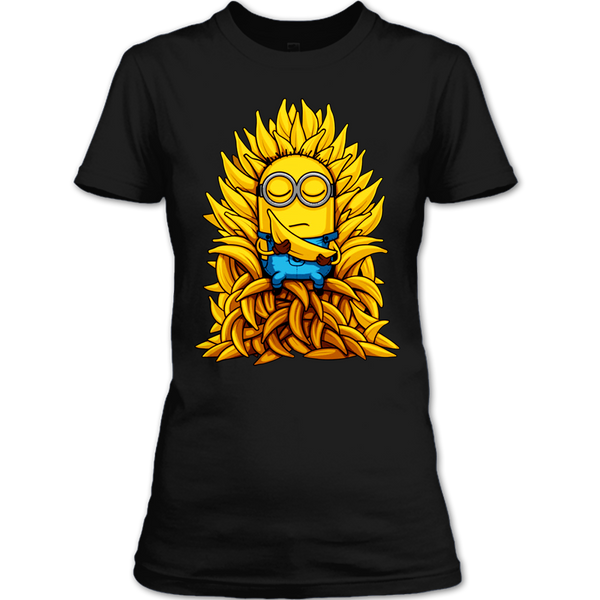 A black t-shirt with the shopify logo