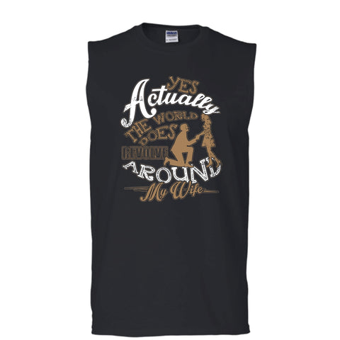 A black t-shirt with the shopify logo