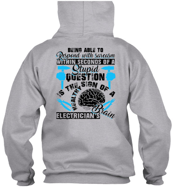 Electrician's Brain T Shirt, I Love Electrician T Shirt