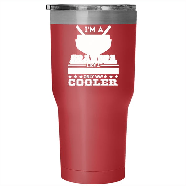 I'm A Hockey Grandpa Tumbler 30 oz Stainless Steel, Regular Grandpa Travel Mug