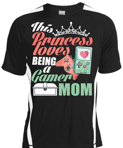 A black t-shirt with the shopify logo