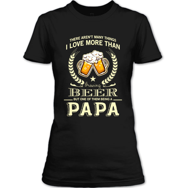 A black t-shirt with the shopify logo