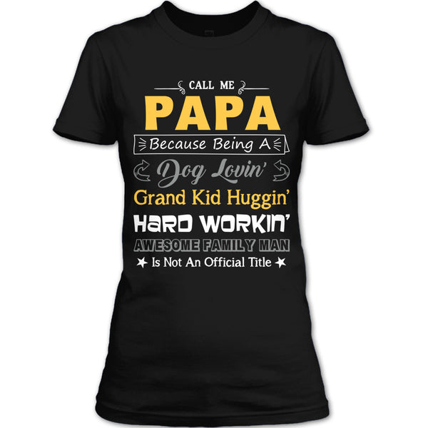 A black t-shirt with the shopify logo