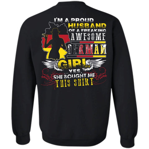 A black t-shirt with the shopify logo