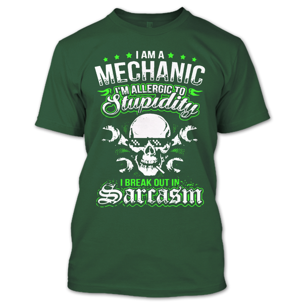 A black t-shirt with the shopify logo