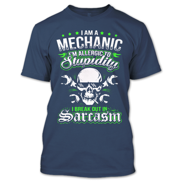 A black t-shirt with the shopify logo