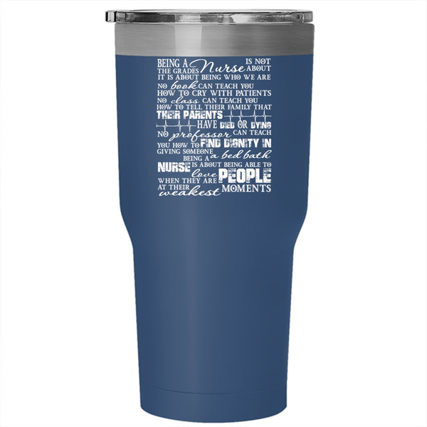 Being A Nurse Tumbler 30 oz Stainless Steel, Cool Gift For Nurses Travel Mug