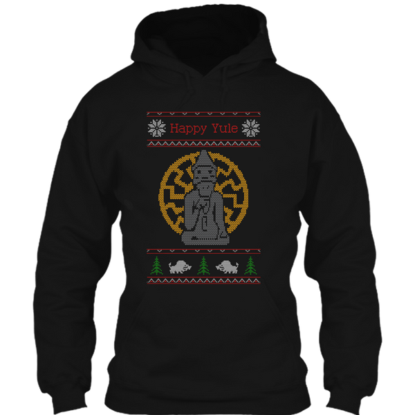 A black t-shirt with the shopify logo