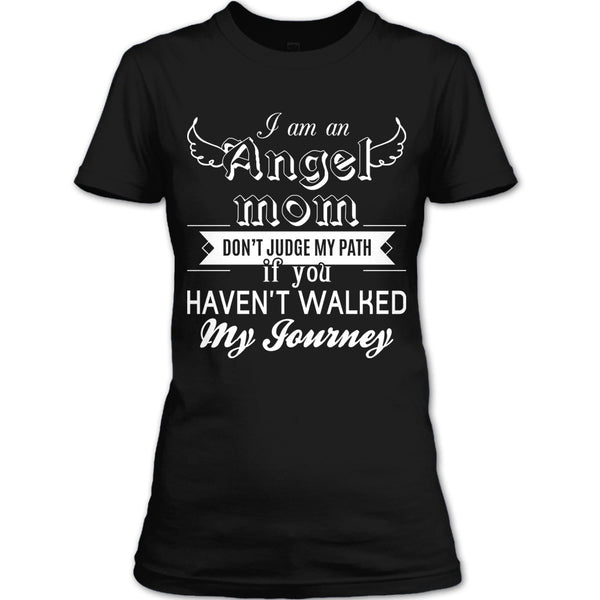 A black t-shirt with the shopify logo