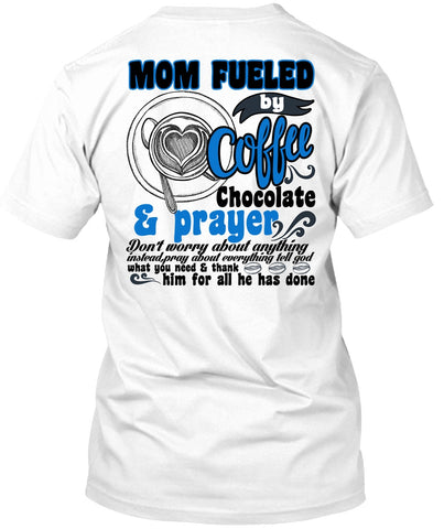 A black t-shirt with the shopify logo