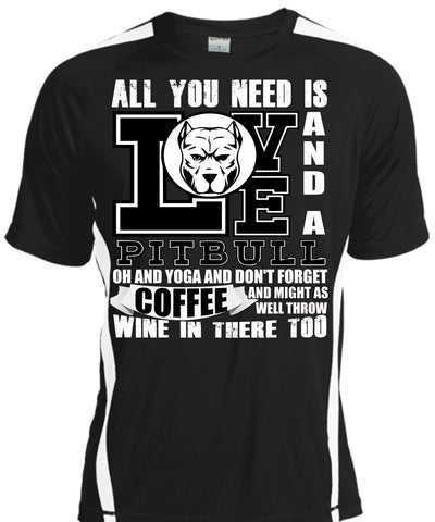 A black t-shirt with the shopify logo