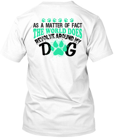 A black t-shirt with the shopify logo