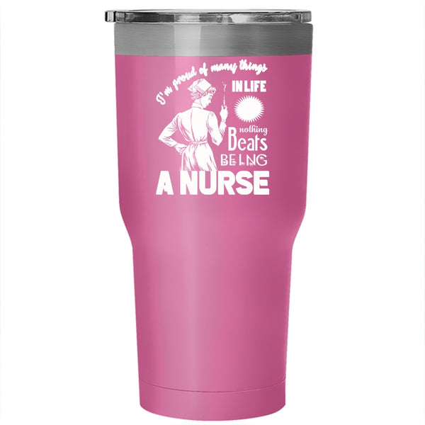 Being A Nurse Tumbler 30 oz Stainless Steel, Cute Gift For Nurses Travel Mug