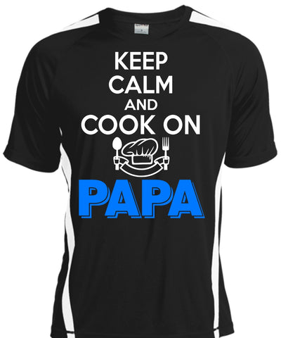 A black t-shirt with the shopify logo