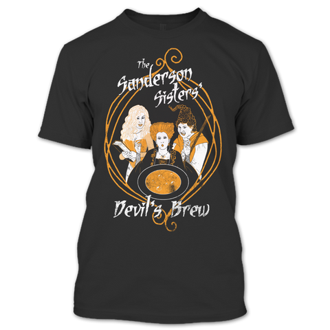 A black t-shirt with the shopify logo