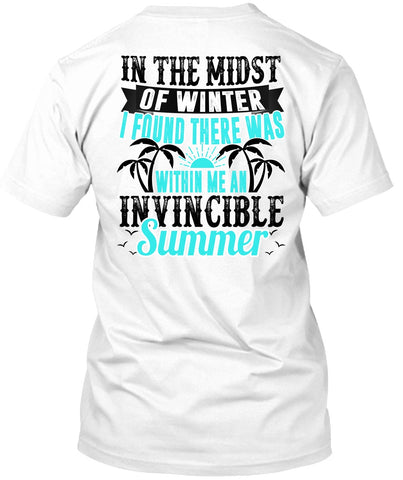 A black t-shirt with the shopify logo