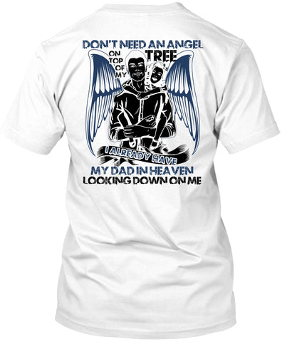 A black t-shirt with the shopify logo