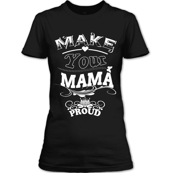 A black t-shirt with the shopify logo