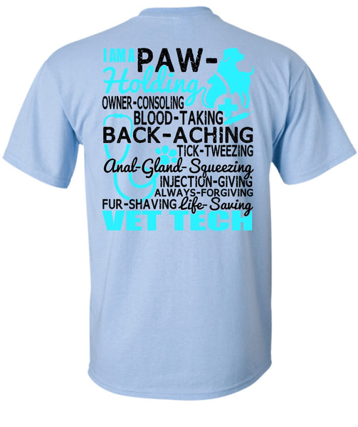 Saving Vet Tech T Shirt, I Love Vet Tech T Shirt