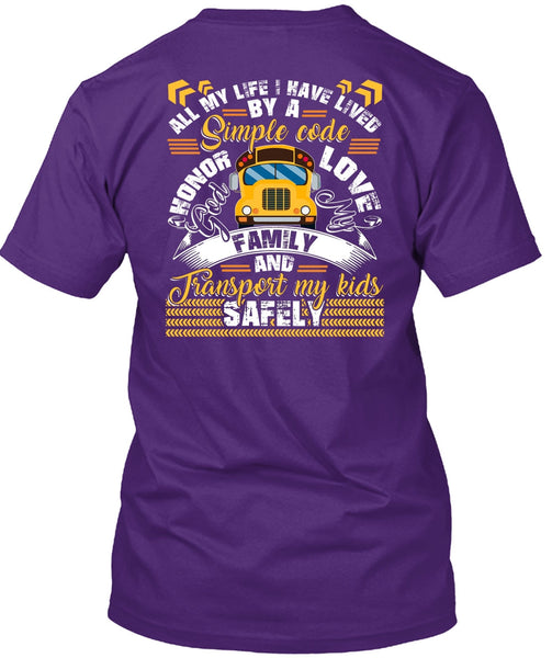 God My Family T Shirt, I Love Bus T Shirt