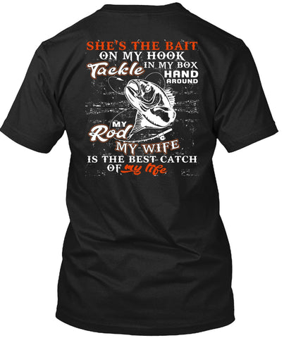 A black t-shirt with the shopify logo