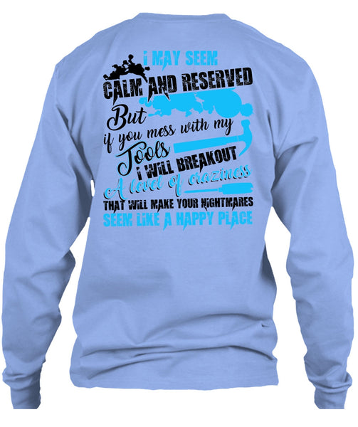You Mess With My Tools T Shirt, I Love Electrician T Shirt