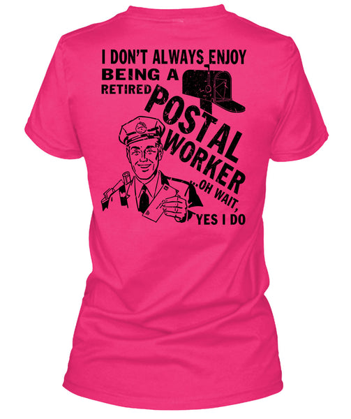 Being A Retired Postal Worker T Shirt, I Love Postman T Shirt