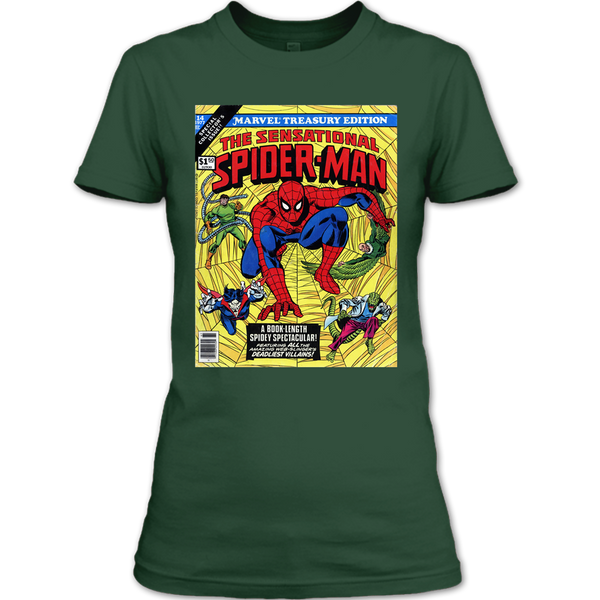 A black t-shirt with the shopify logo