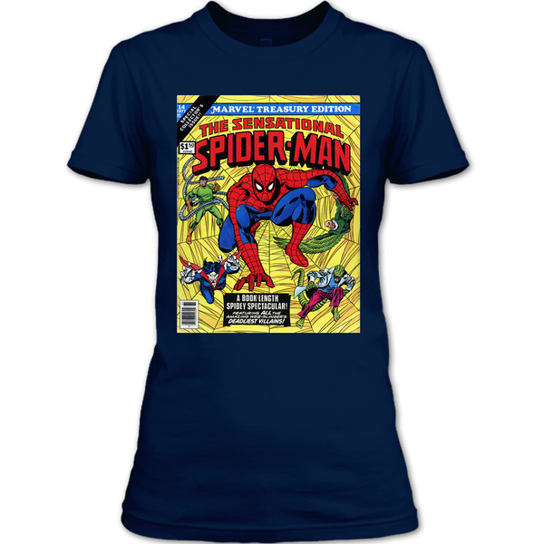 A black t-shirt with the shopify logo