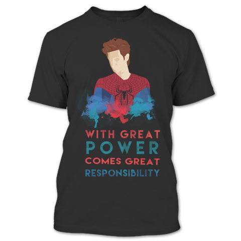 A black t-shirt with the shopify logo