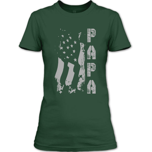 A black t-shirt with the shopify logo