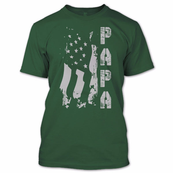 A black t-shirt with the shopify logo