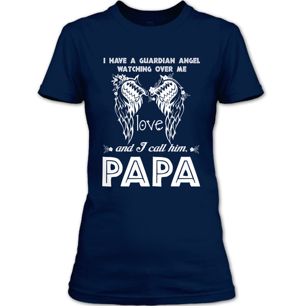 A black t-shirt with the shopify logo