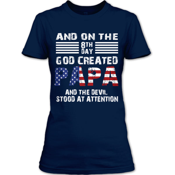 A black t-shirt with the shopify logo