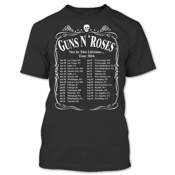 A black t-shirt with the shopify logo