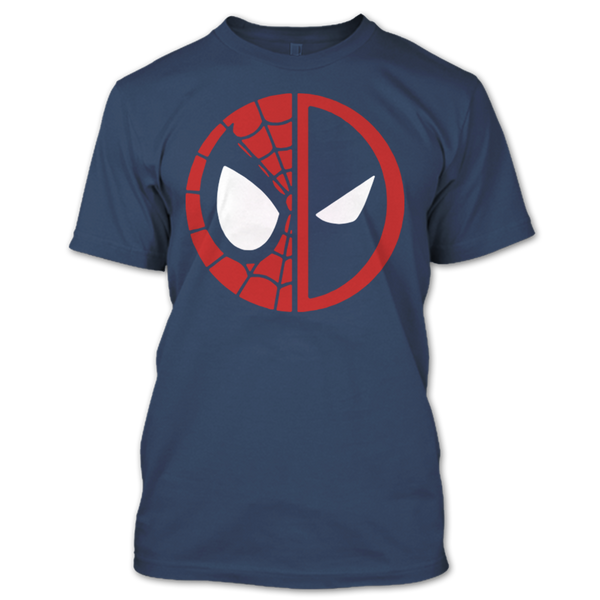 A black t-shirt with the shopify logo