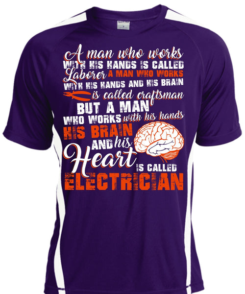 His Heart Is Called Electrician T Shirt, I Love Electrician T Shirt, Cool Shirt