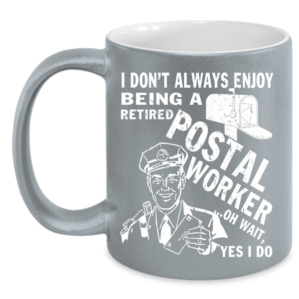 Being A Retired Postal Worker Coffee Mug, Cool Grandpas Coffee Cup