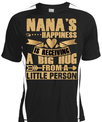 A black t-shirt with the shopify logo