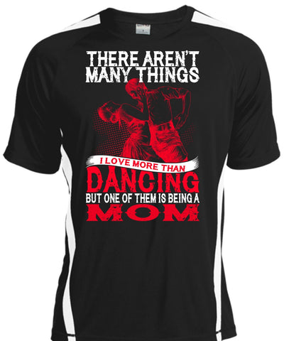 A black t-shirt with the shopify logo