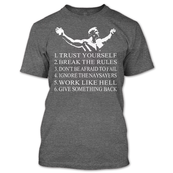 A black t-shirt with the shopify logo