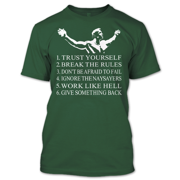 A black t-shirt with the shopify logo